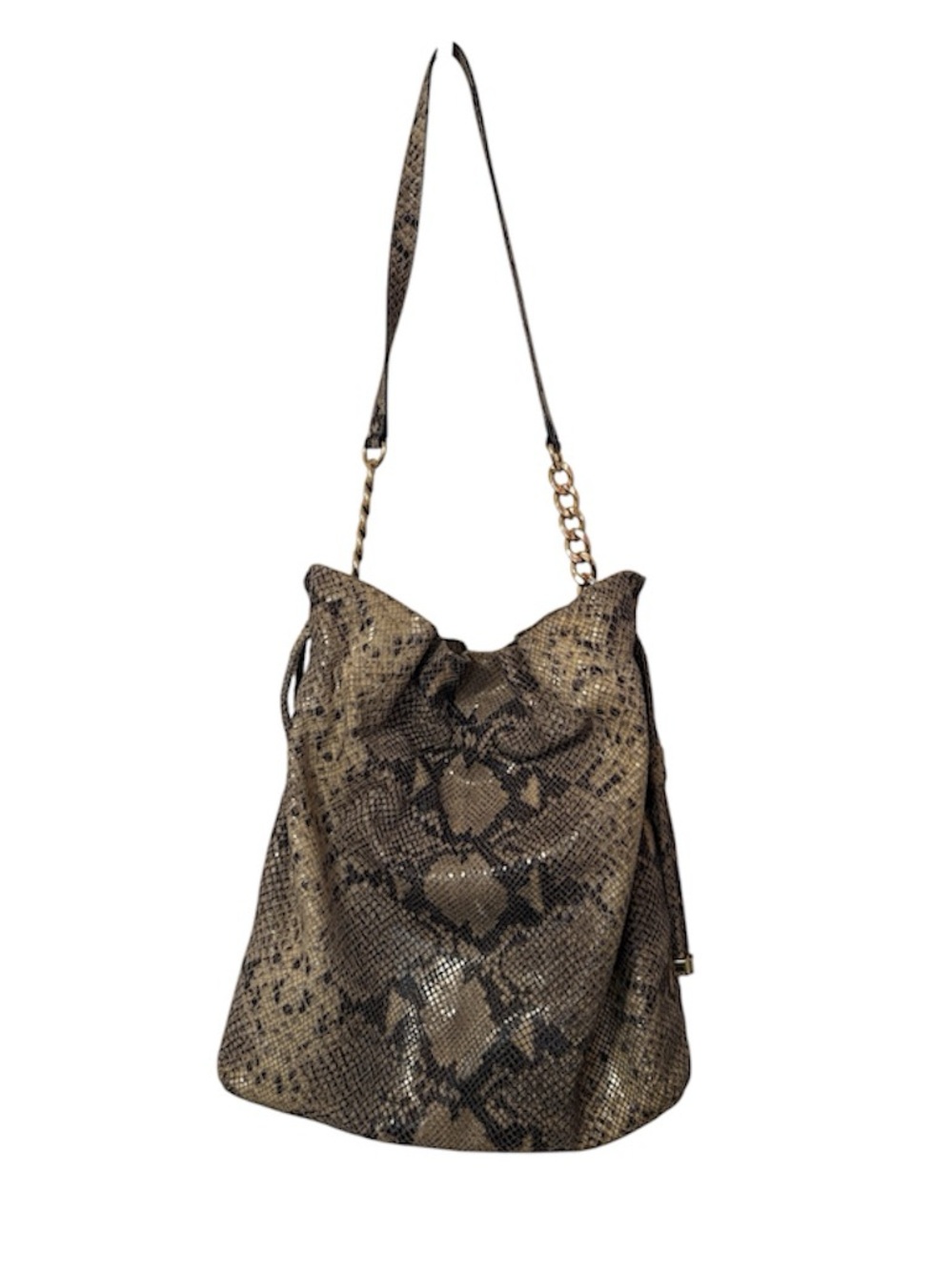 Michael Kors Jet Set Chain Python Medium Shoulder Bag